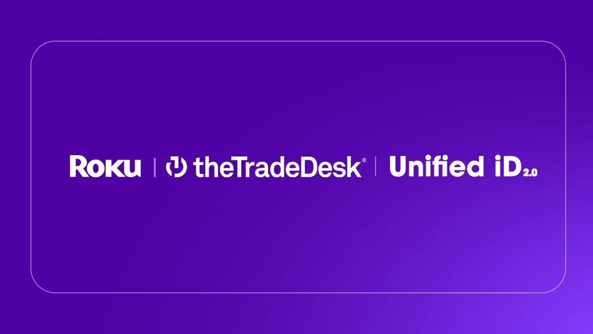 Roku Trade Desk Unified ID 2.0 logos