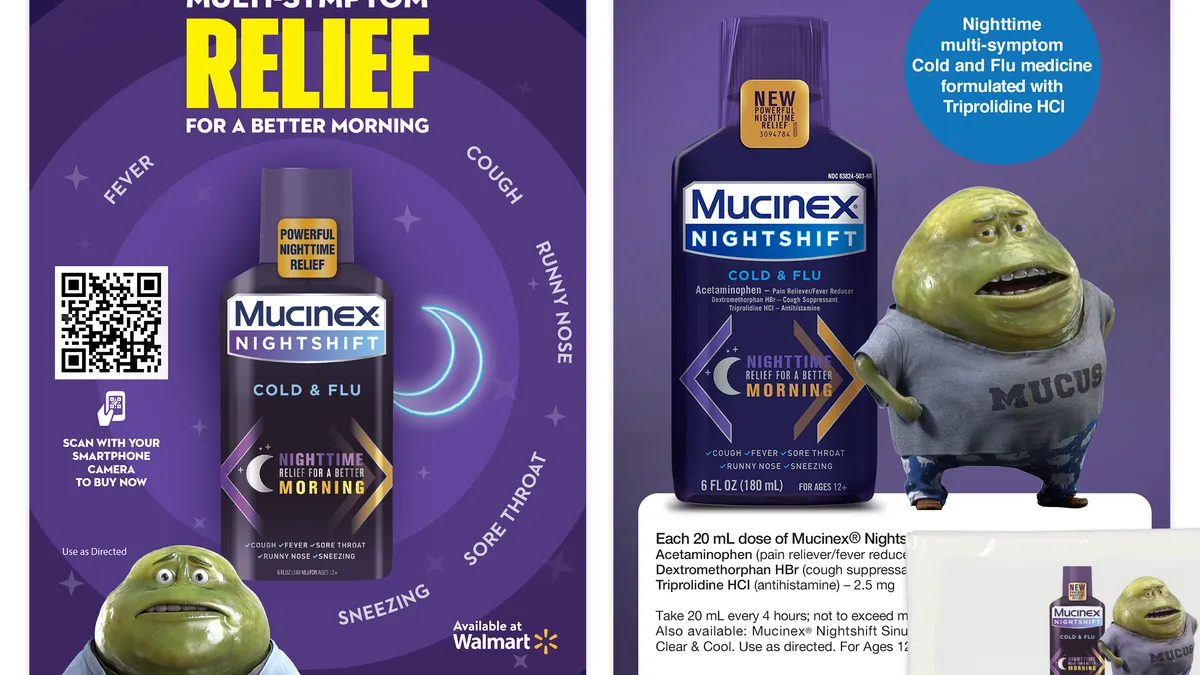 Mucinex drives trial with omnichannel shopping experience using QR codes