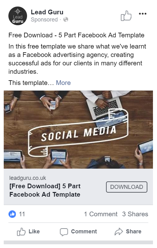 Image ad example