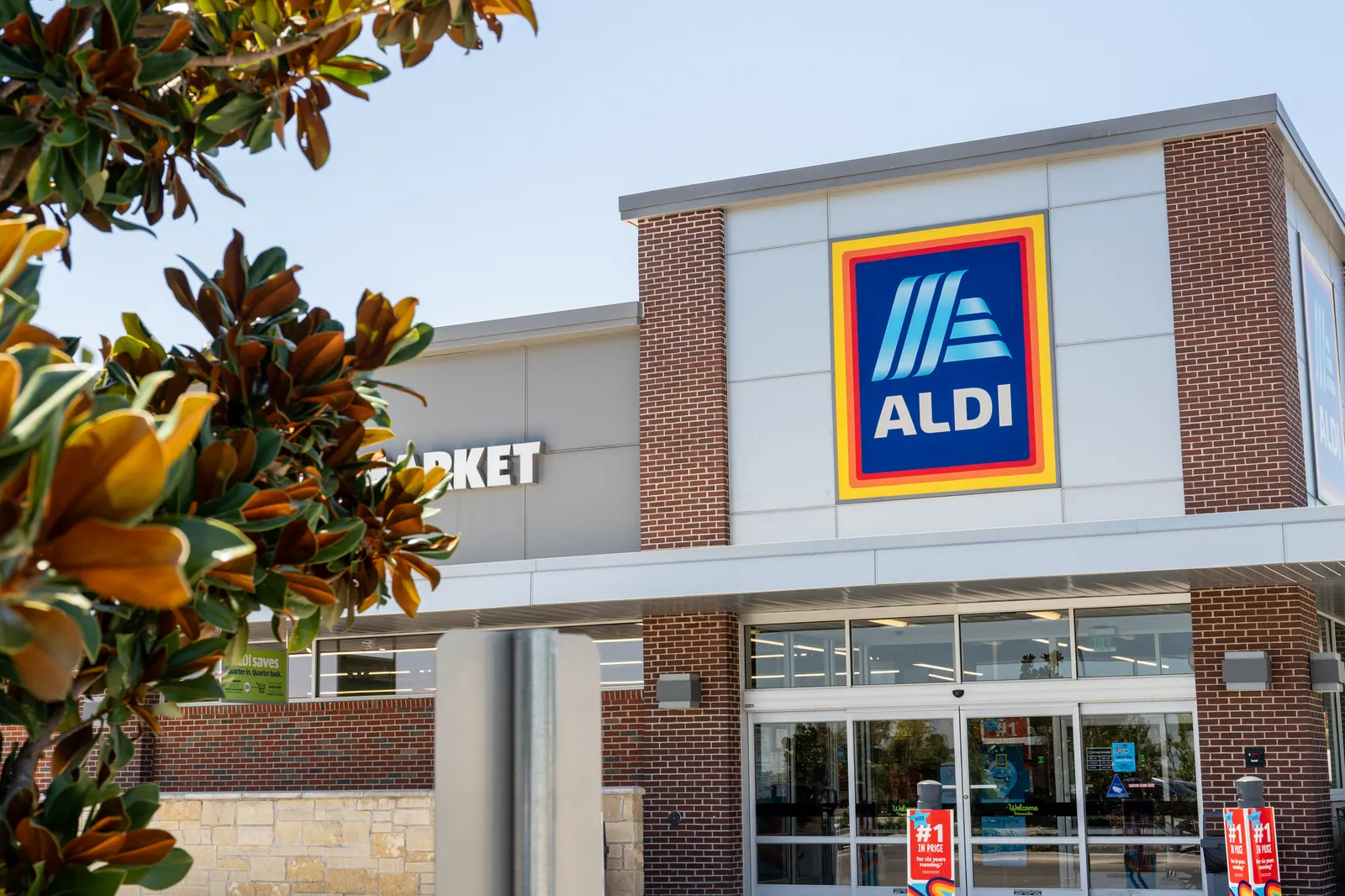 Exterior of an Aldi store in Texas