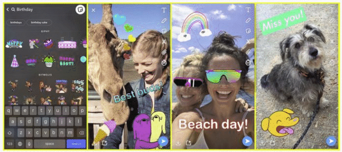 Snapchat Adds GIF Stickers, New Tabs to Address Concerns with Re-Design | Social Media Today