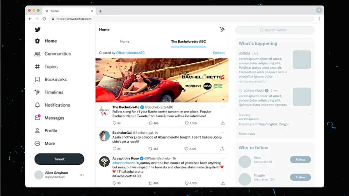 Twitter Custom Timelines