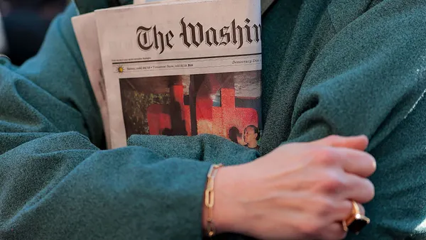 Guild Members Rally Outside The Washington Post After Layoffs