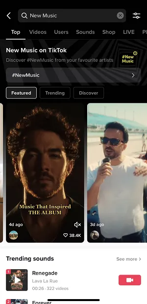 TikTok New Music