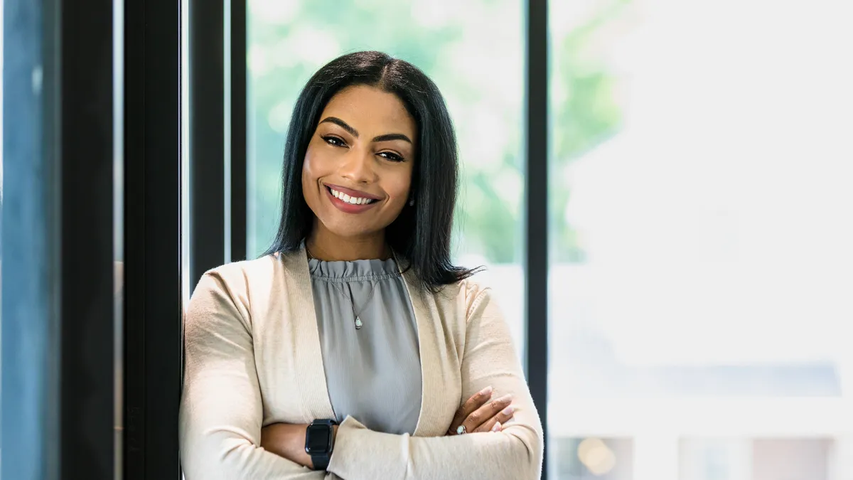 An African-American lawyer