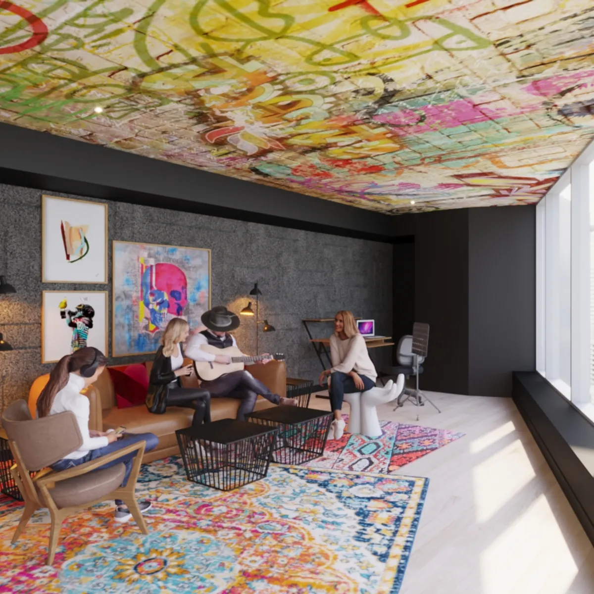アート・デザイン・音楽 Innovative Apartment Buildings For Gen Z renters, it's all about experiences | Multifamily Dive