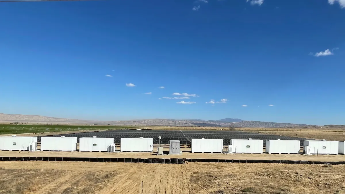 B2U Storage Solutions 12 MWh storage facility in Santa Barbara County, California, using repurposed EV batteries from Honda