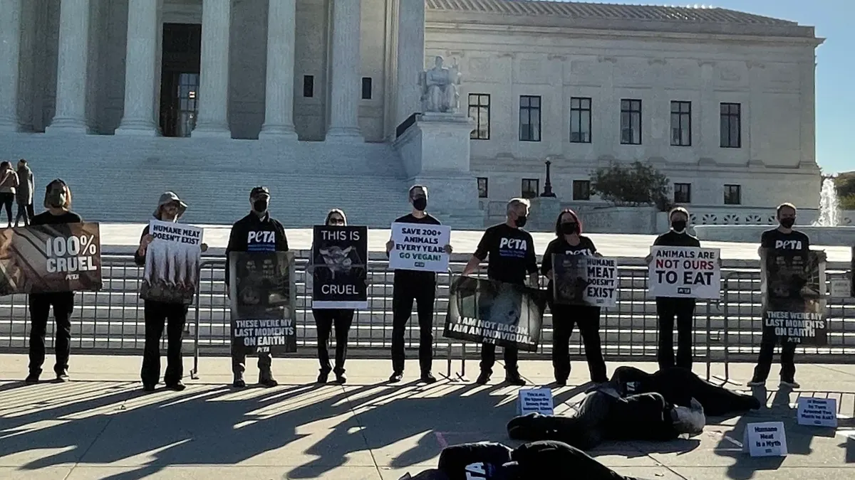 SCOTUS protests from PETA