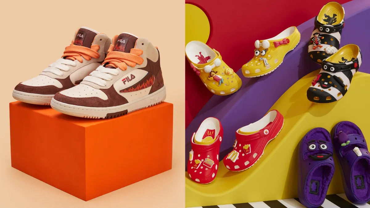 Burger King and McDonald's collaborate with Fila, Crocs