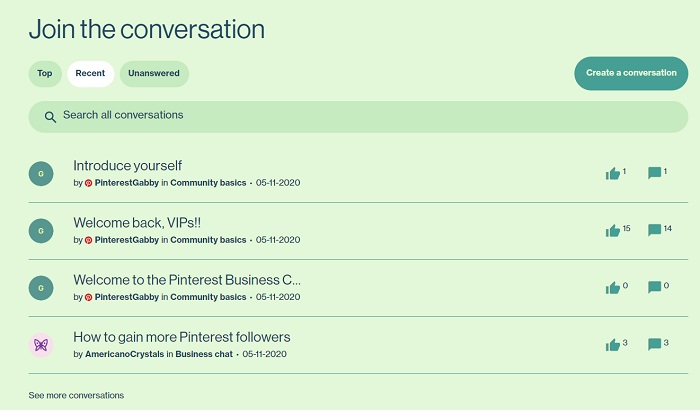 Pinterest Business Community