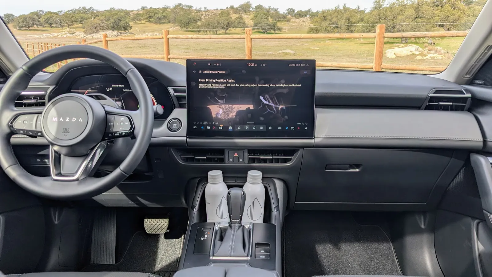 The dashboard of the 2026 Mazda CX5.