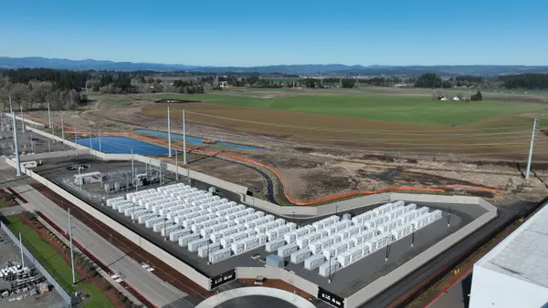 Portland General Electric's new Constable battery storage project.
