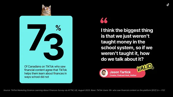 TikTok finance insights