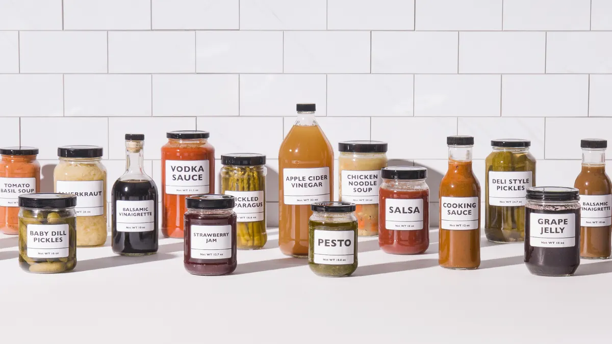 glass packaged foods