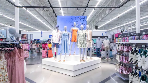 A fashion display at a Walmart Supercenter in Cypress, Texas.