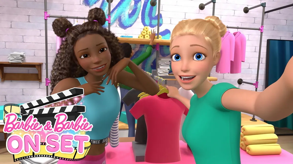 Two animated characters from "Barbie and Barbie On-set"