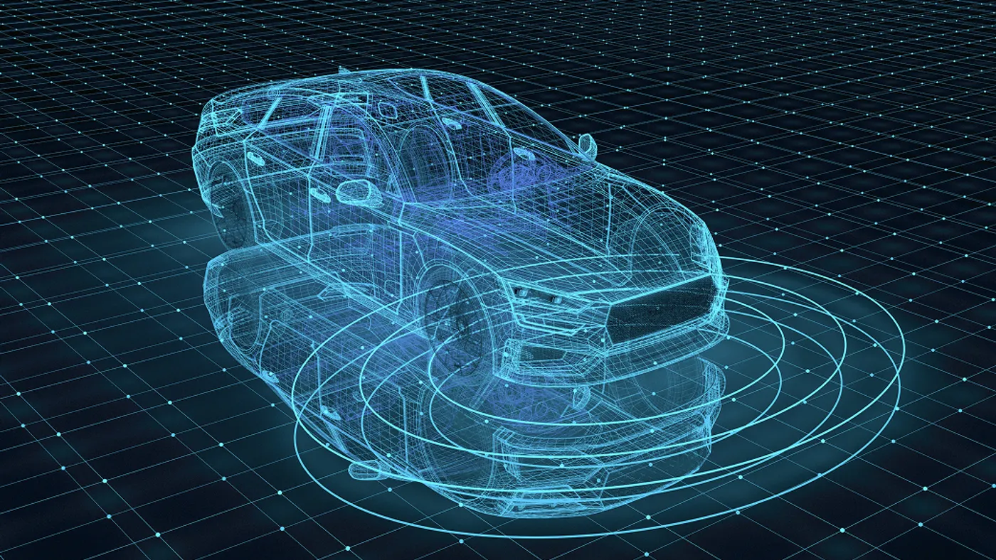 A vector illustration of a car.