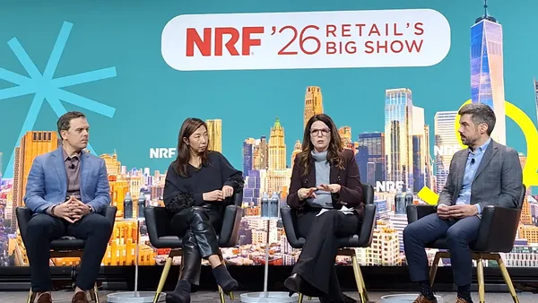 Executives from Home Depot, PayPal and Wayfair at a panel session.