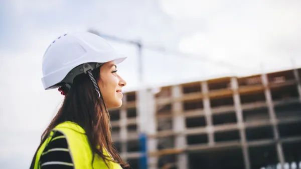 A construction worker on a jobsite.