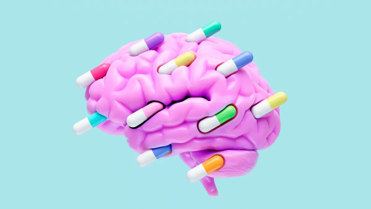 psychedelic brain