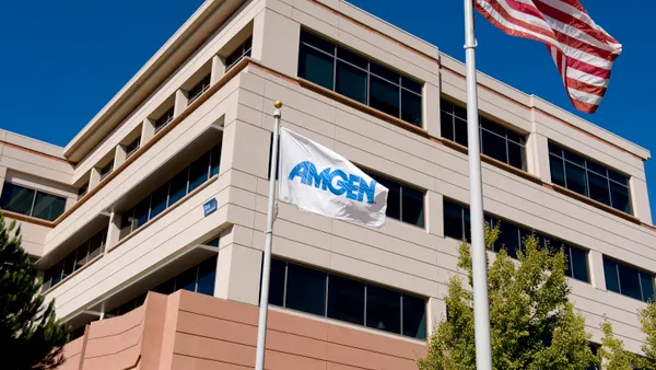Outside view of Amgen's Thousand Oaks, California, campus.