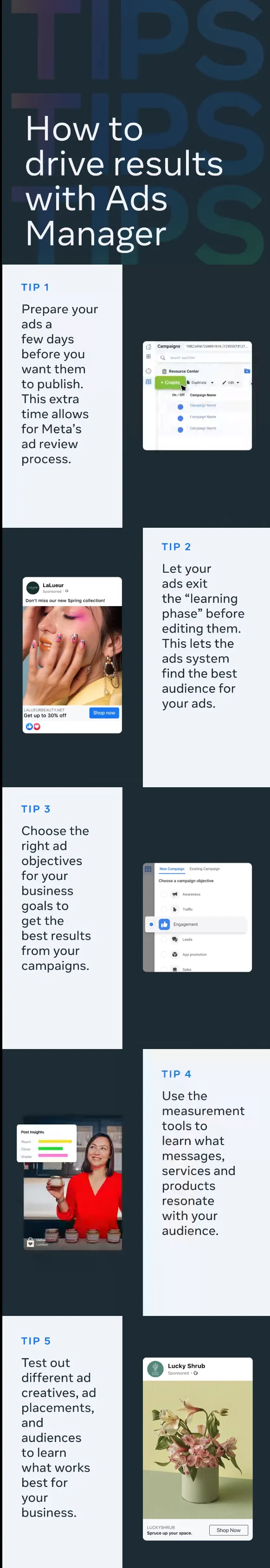 Facebook Ad Manager Tips