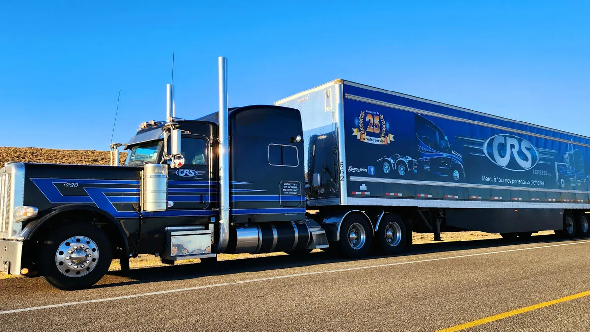 A Groupe CRS Express truck.