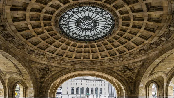 A Gilded Age atrium.