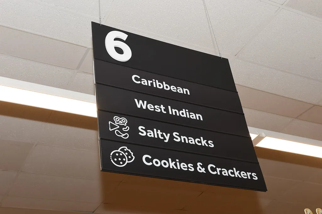 Multicultural aisle signage at Bartow Ave. Bronx, New York, Stop & Shop