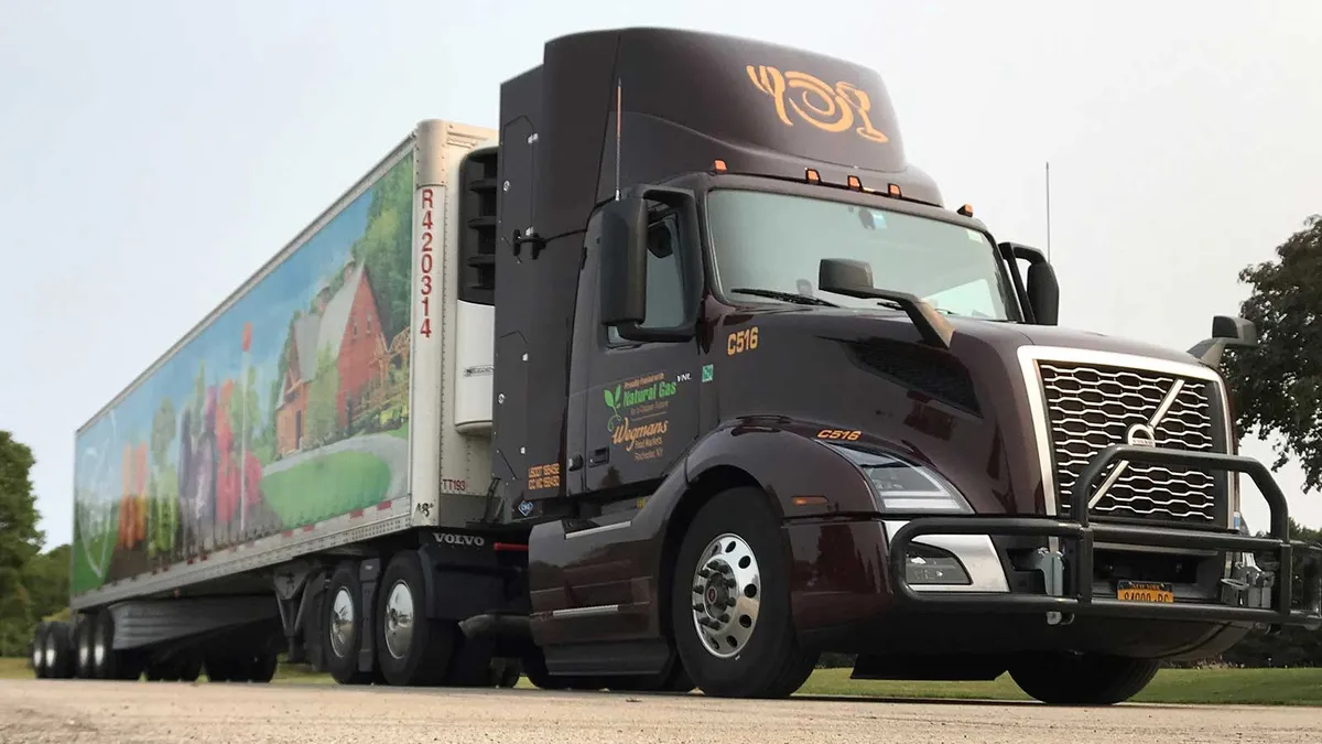 Wegmans' compressed natural gas truck