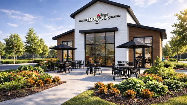 A concept image of a chicken restaurant.