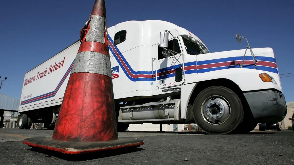 Truck driving school