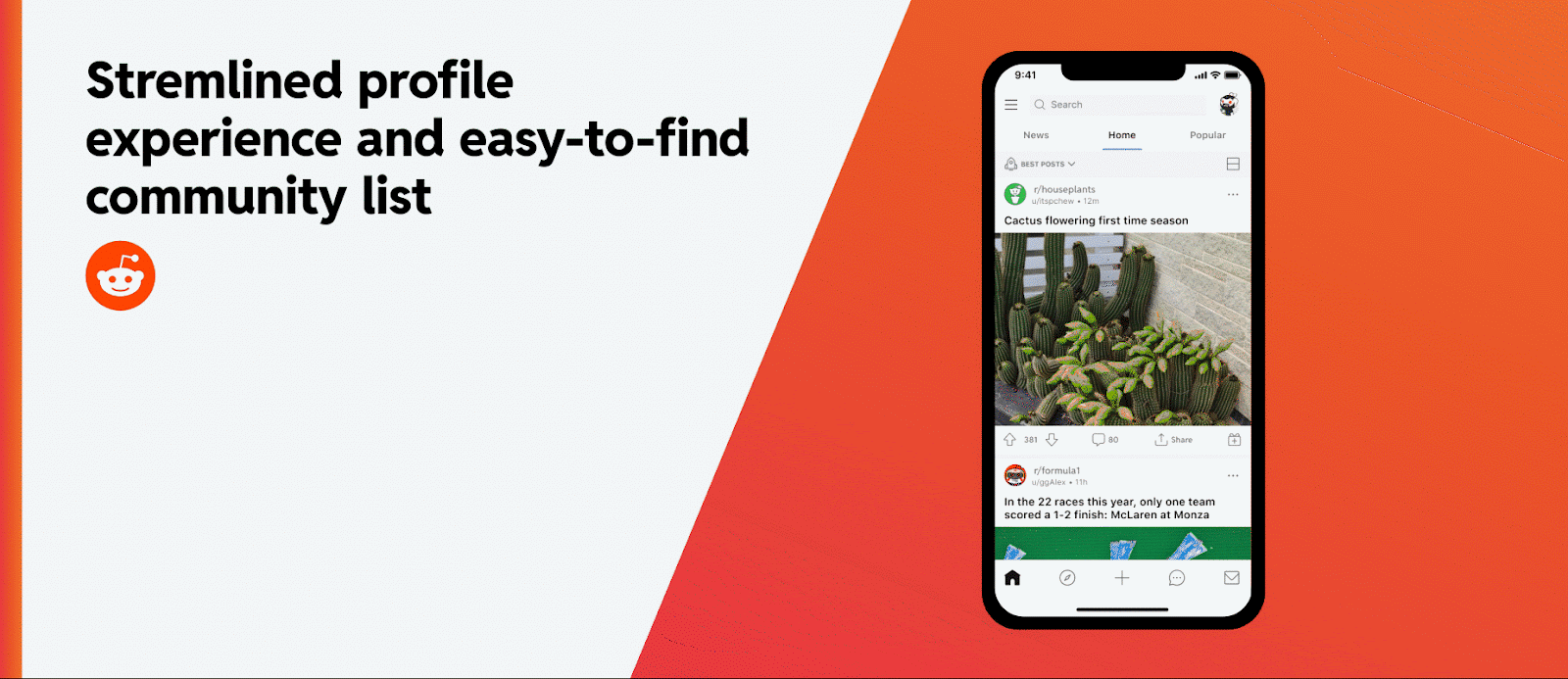 Reddit Discovery Tab