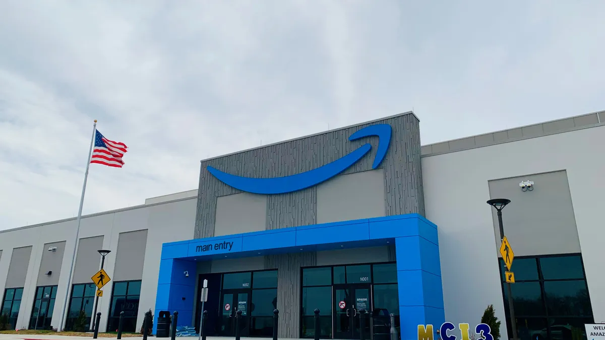 Amazon' fulfillment center located in Liberty, MO.