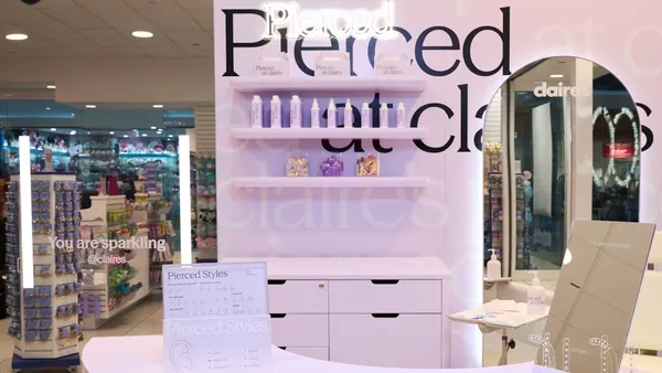 Claire's piercing experience.