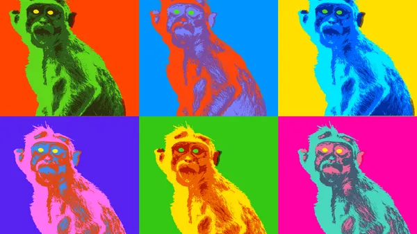 monkey pop art