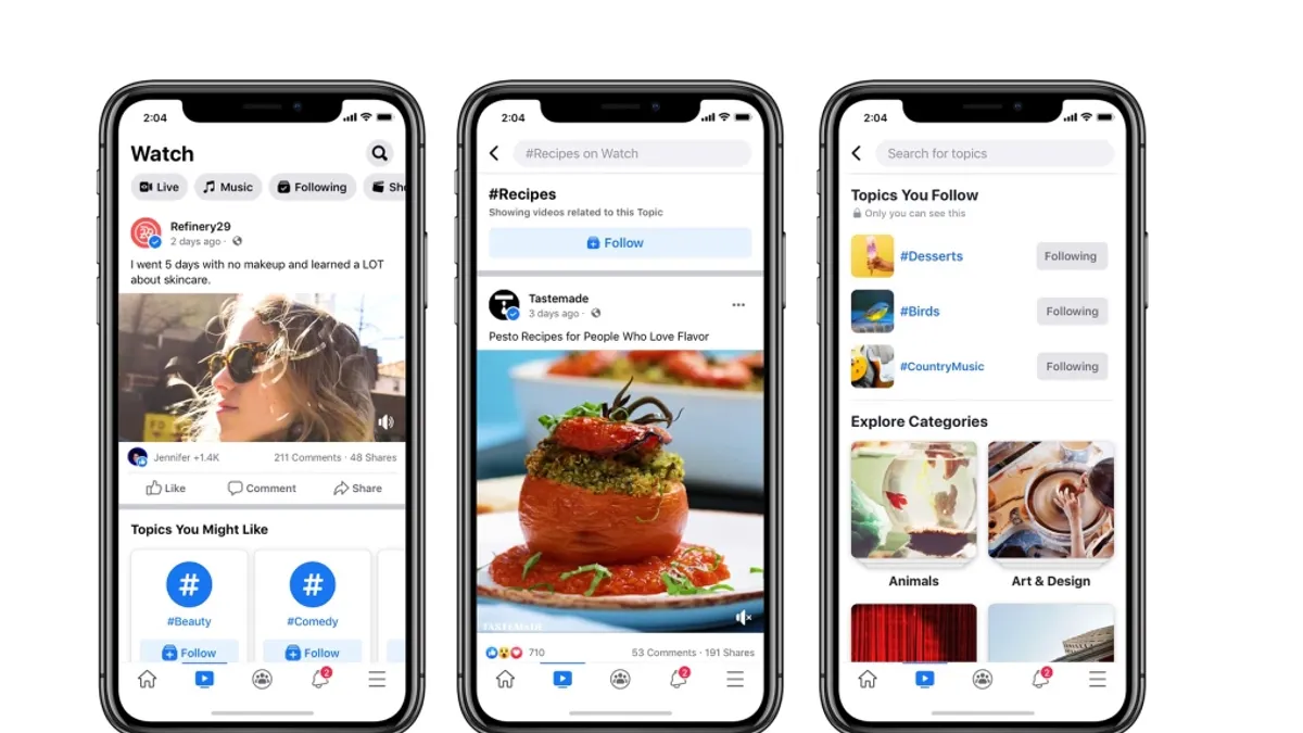 Facebook Watch update