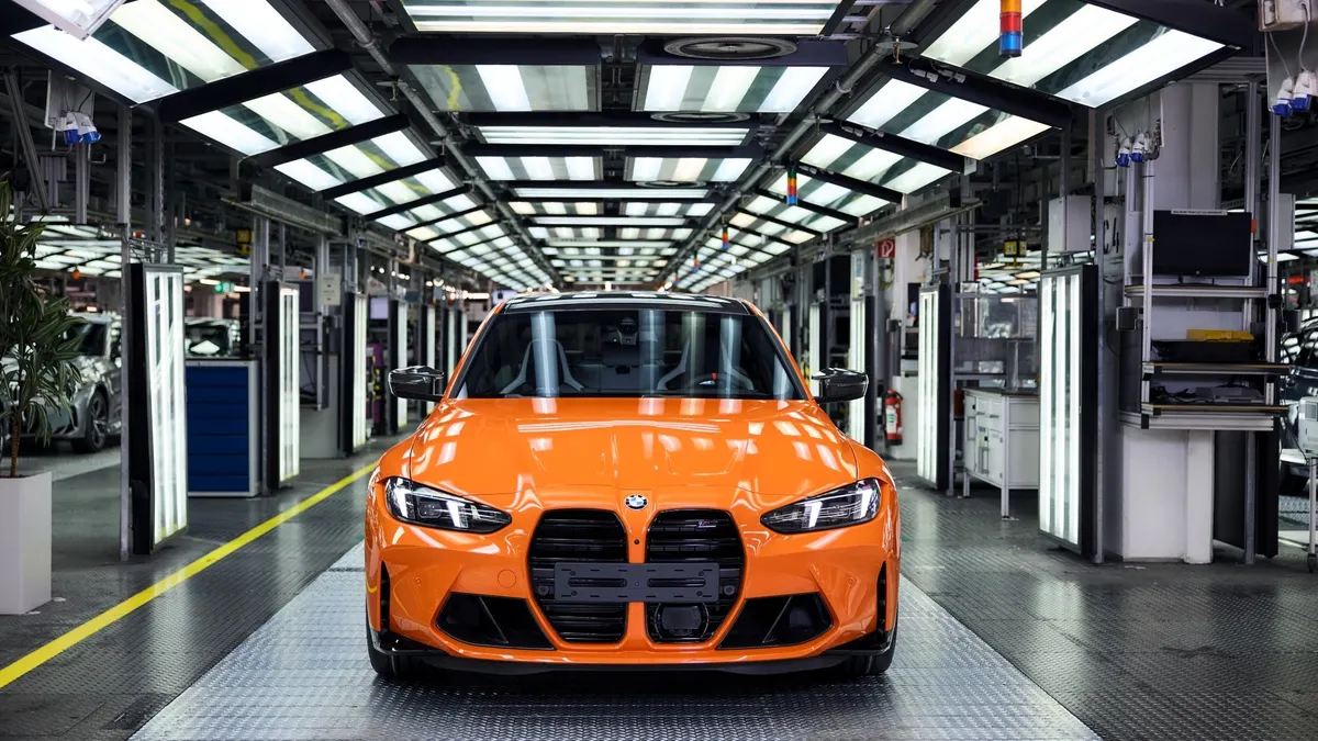 BMW M3, at BMW's Munich plant