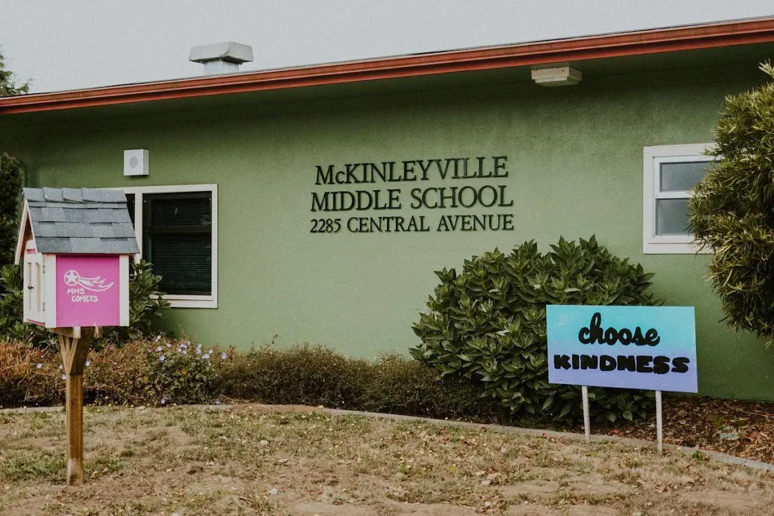 The outside facade of a school building