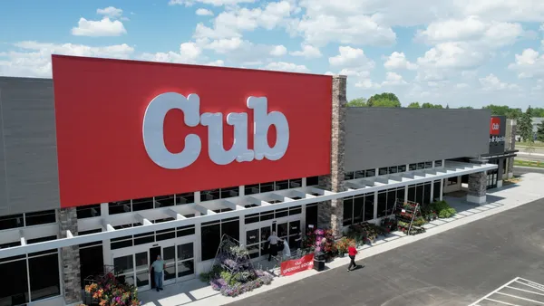 Exterior of a store.