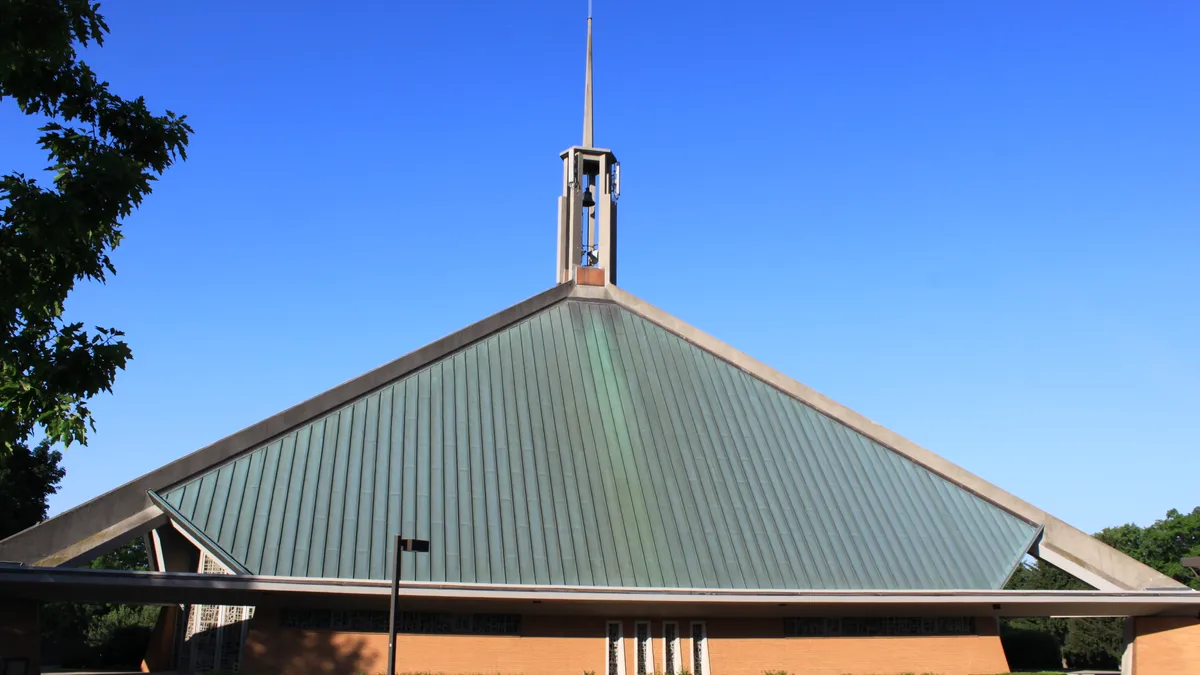 A view of Holy Trinity Chapel at Concordia University's Ann Arbor campus