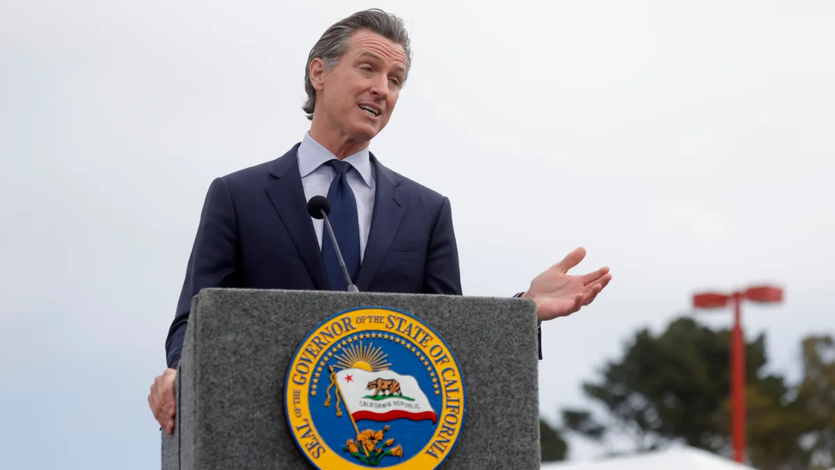 California Gov. Gavin Newsom