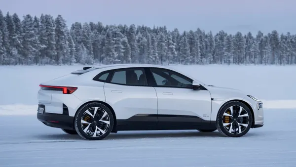 A Polestar battery-electric vehicle.