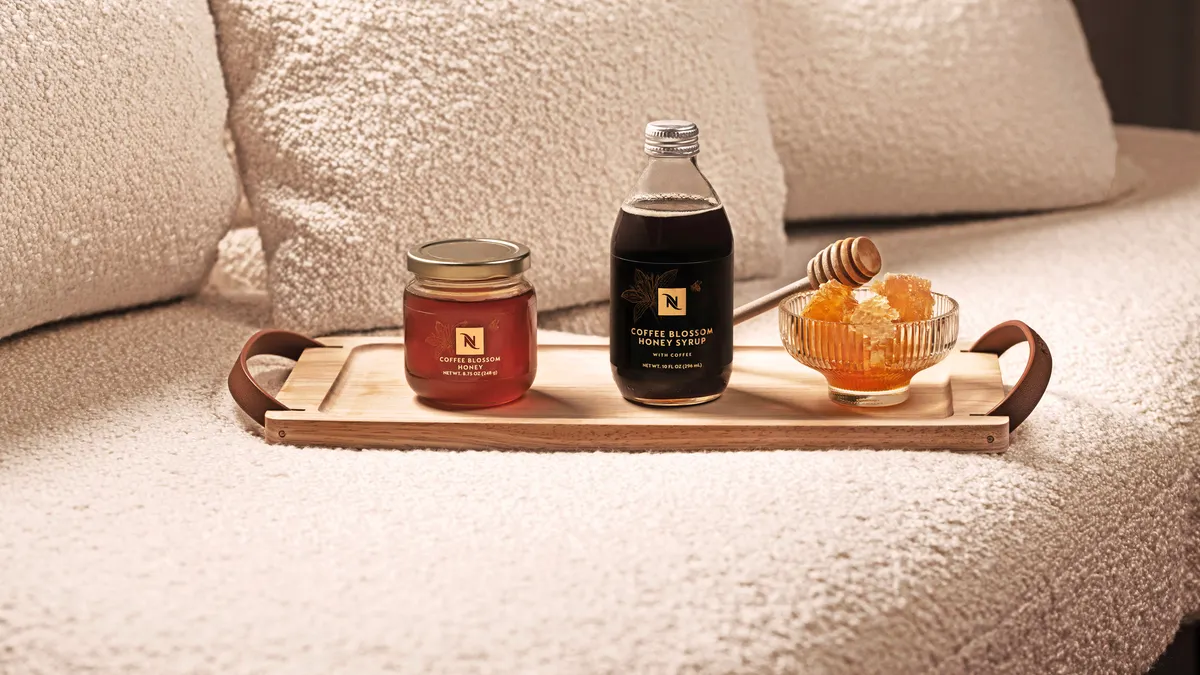 Nestlé’s Nespresso coffee line introduces honey.