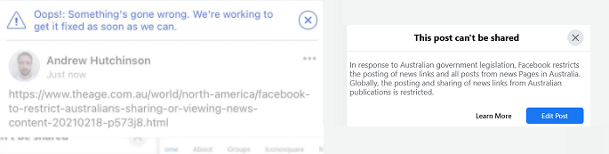 Facebook News in Australia