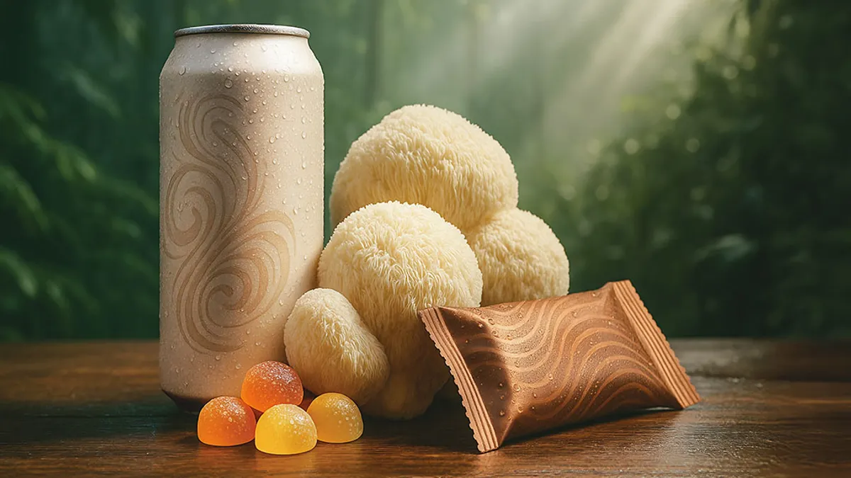 candy and generic soda can
