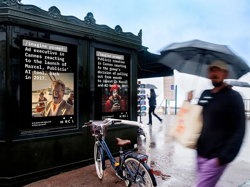 Publicis generative AI campaign