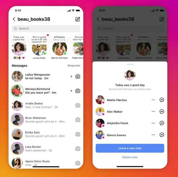 Instagram Notes prompts