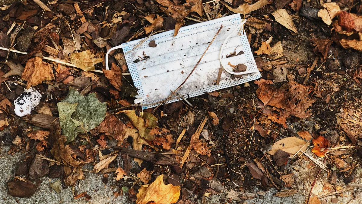 PPE litter in Washington, D.C.