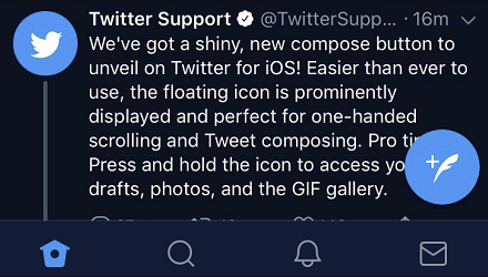 Twitter composer update